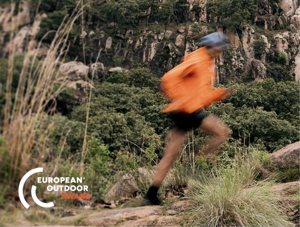 Women running on a trail