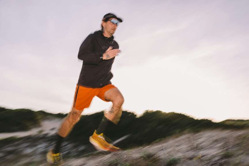 Trail runner on a forest path, representing this week’s good news in sport, fitness and active communities